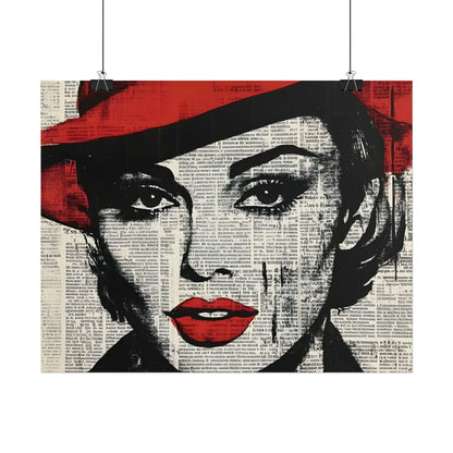 Retro Pop Culture Poster 3- Fashion Inspiration, Retro Wall Art