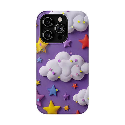 Colorful Cloud & Star Phone Case