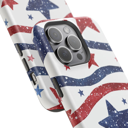 Stars & Stripes Design Impact-Resistant Phone Case