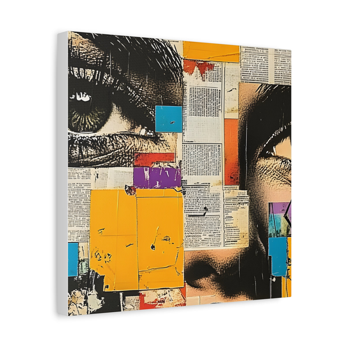Canvas Wall Art -  Retro Pop Culture woman 4