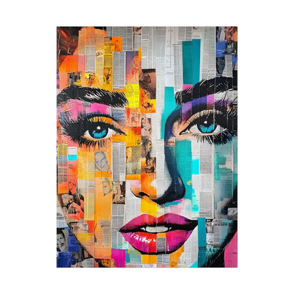 Retro Pop Culture Woman 6-Vibrant Art Wall Decor