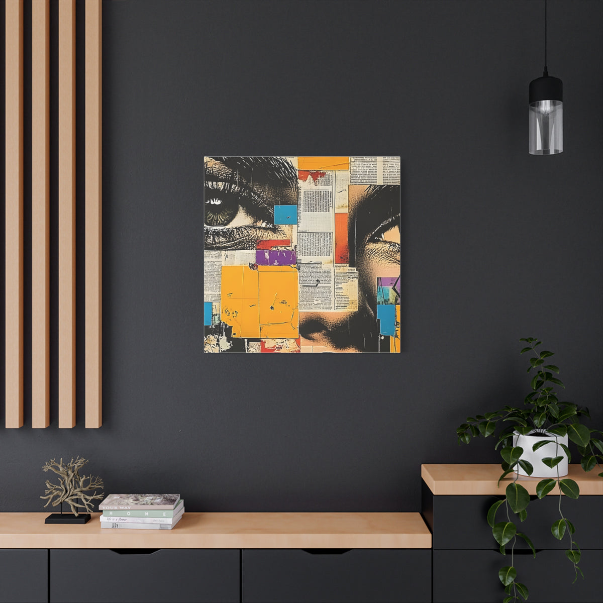 Canvas Wall Art -  Retro Pop Culture woman 4