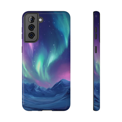 Aurora Borealis Impact-Resistant Phone Case - Colorful Northern Lights Design-2