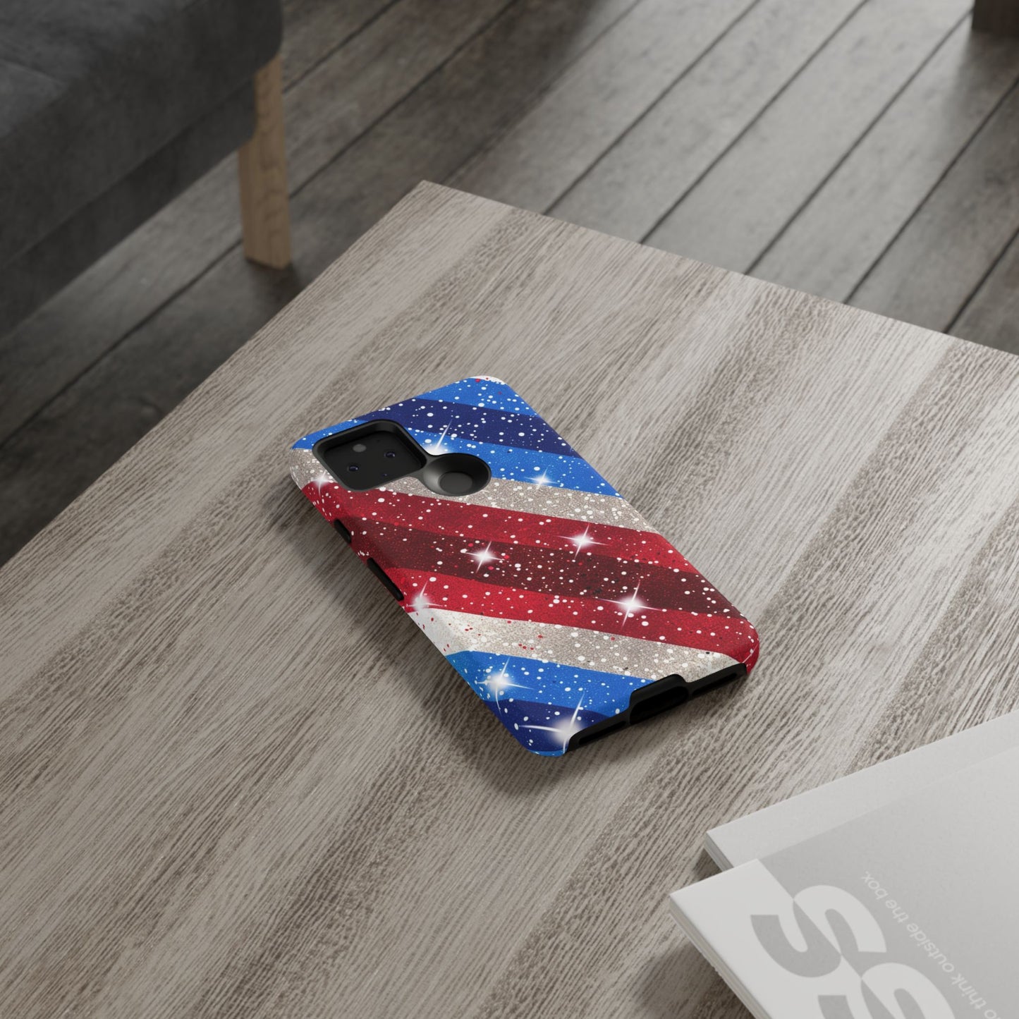 Glittery Patriotic Phone Case - Tough Cases