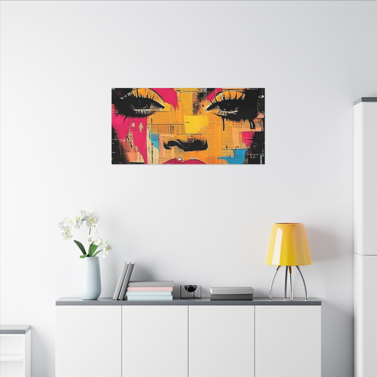 Canvas Wall Art - Retro Pop Culture Women 1