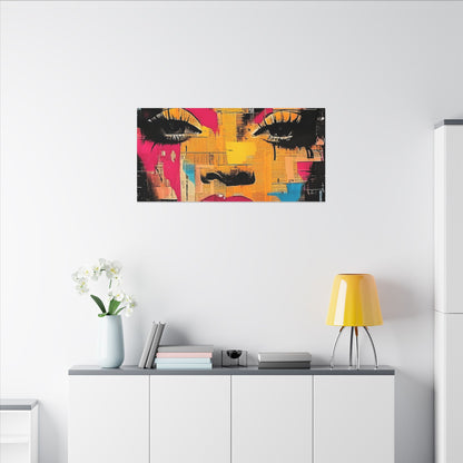 Canvas Wall Art - Retro Pop Culture Women 1