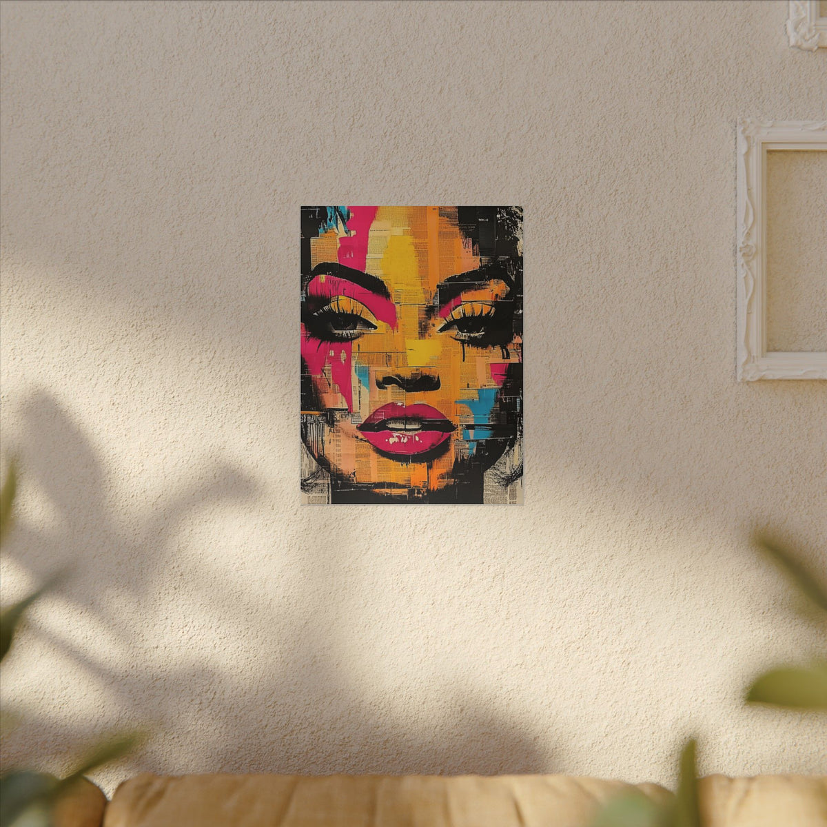 Canvas Wall Art - Retro Pop Culture Women 1