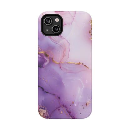 Elegant Purple Marble iPhone Case