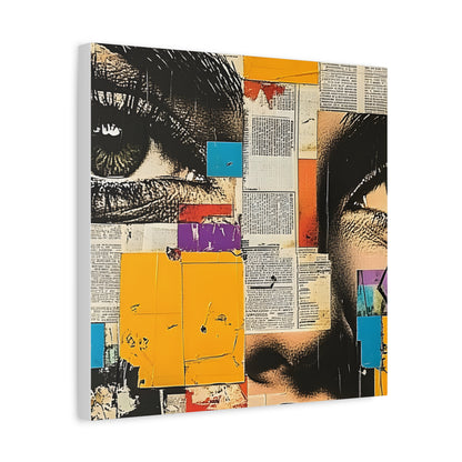 Canvas Wall Art -  Retro Pop Culture woman 4