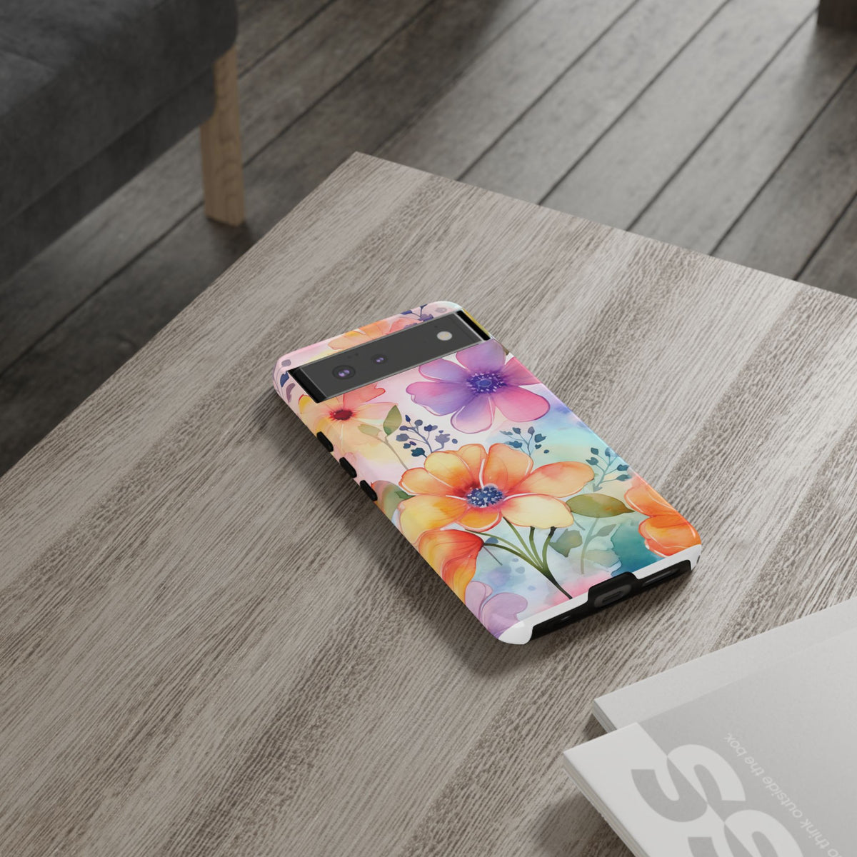 Phone Case - Spring Flower Watercolor Tough Case