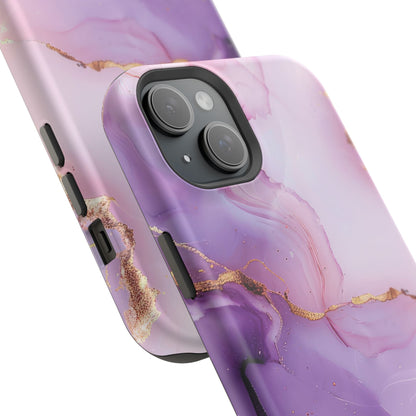 Elegant Purple Marble iPhone Case