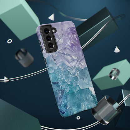 Crystal-Patterned Impact-Resistant Phone Case | Stylish Protection for Adventurers