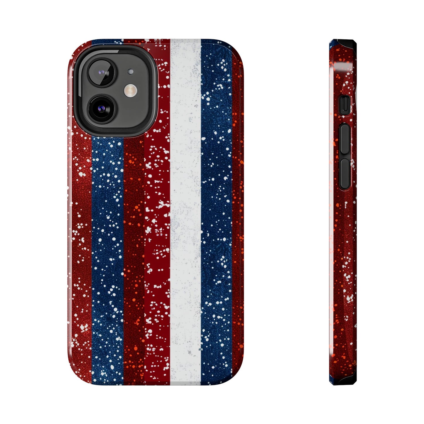 Patriotic Glitter Tough Phone Case