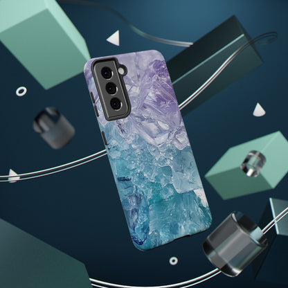 Crystal-Patterned Impact-Resistant Phone Case | Stylish Protection for Adventurers
