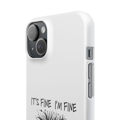Funny Cat  - Slim phone Case