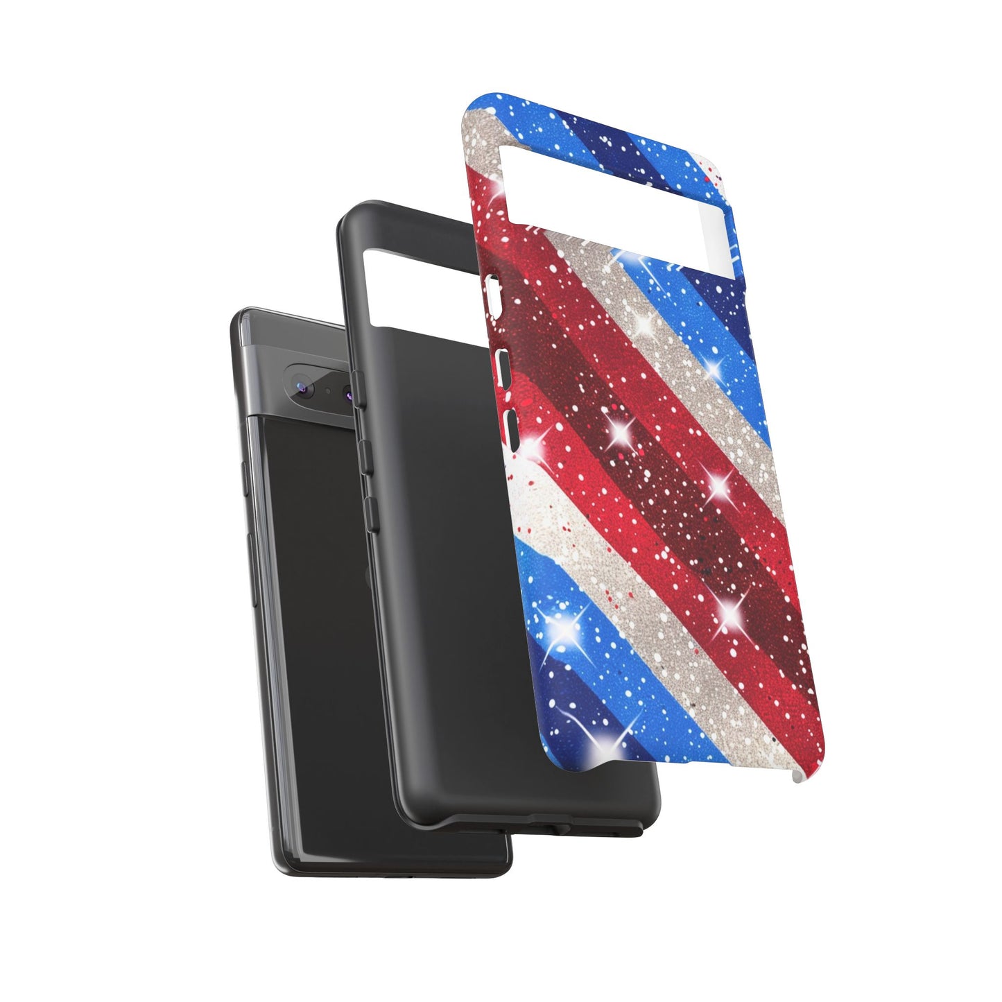 Glittery Patriotic Phone Case - Tough Cases
