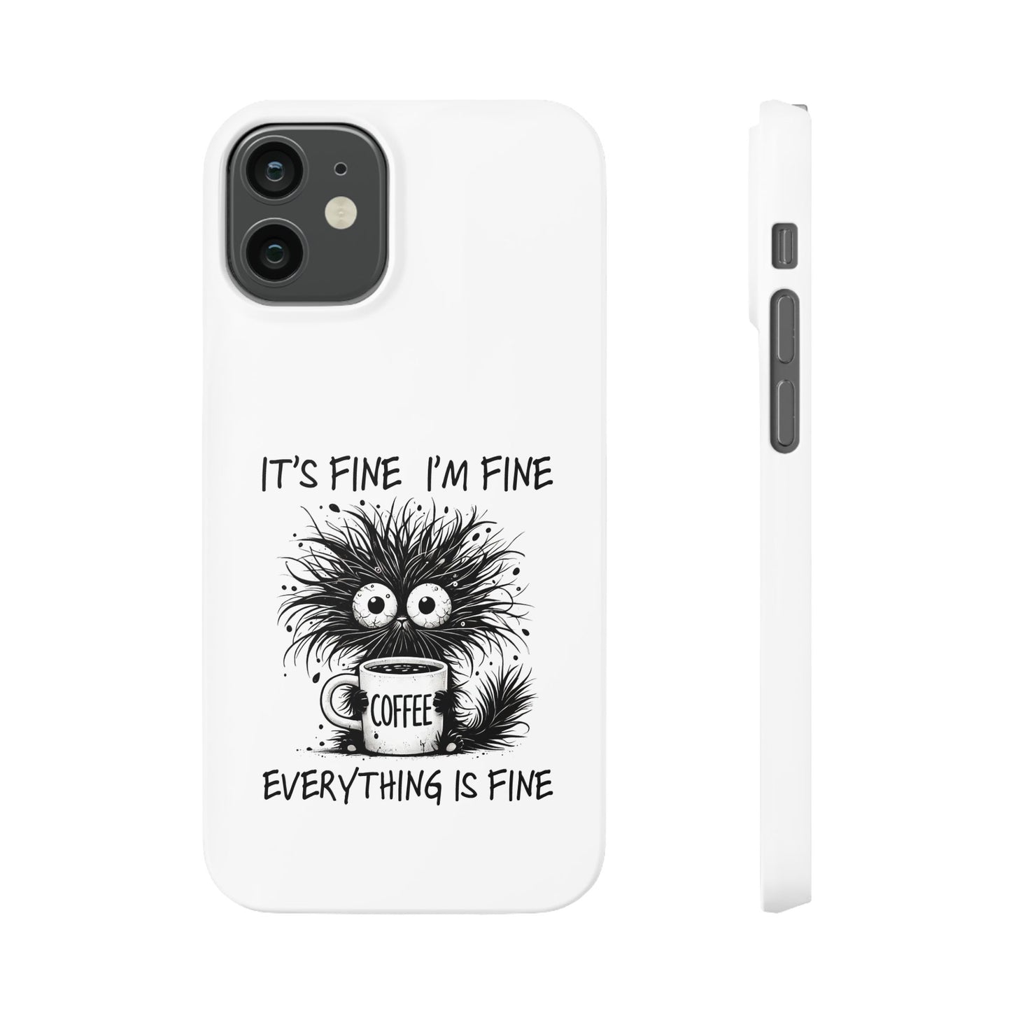 Funny Cat  - Slim phone Case