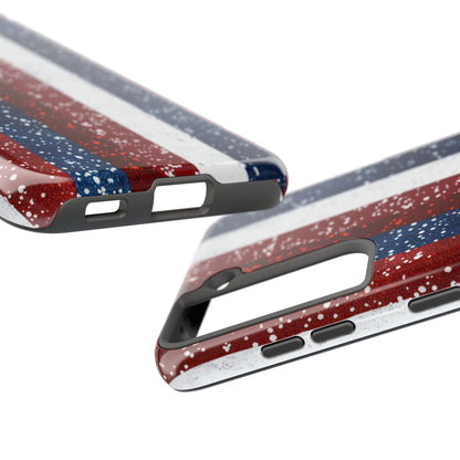 Patriotic Glitter Tough Phone Case