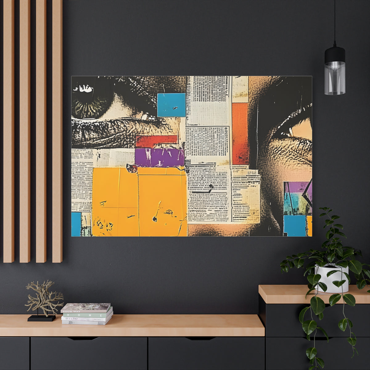 Canvas Wall Art -  Retro Pop Culture woman 4