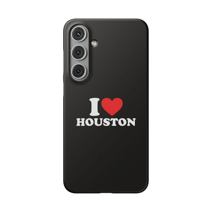 I Love Houston Snap Case Phone Cover