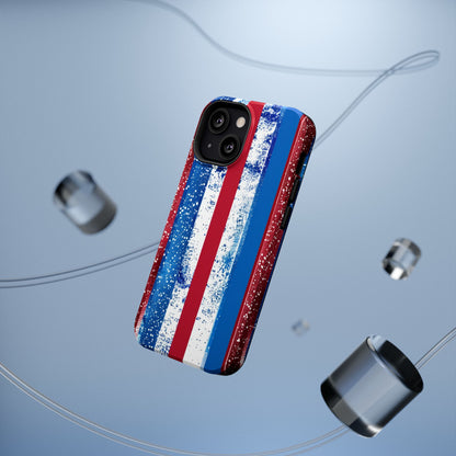 Patriotic Stripes Impact-Resistant Phone Case