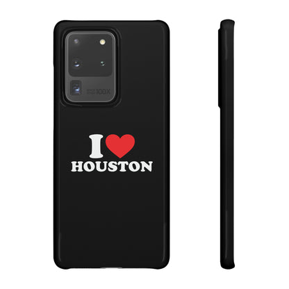 I Love Houston Snap Case Phone Cover