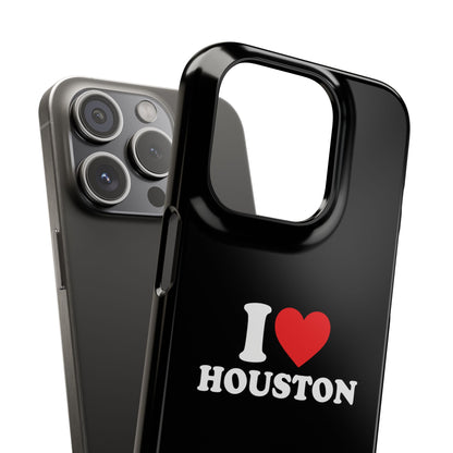 I Love Houston Snap Case Phone Cover