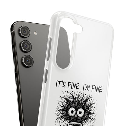 Funny Cat  - Slim phone Case