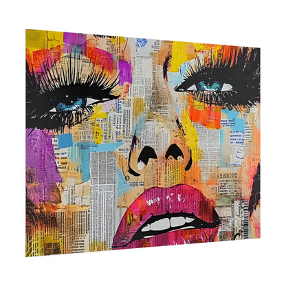 Pop Culture Woman 1 -Vibrant Art Prints,  Fashion Poster,