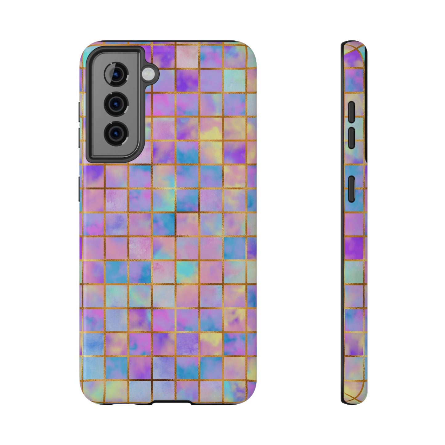 Colorful Mosaic Impact-Resistant Phone Case