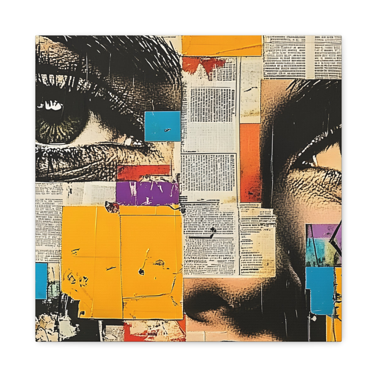 Canvas Wall Art -  Retro Pop Culture woman 4