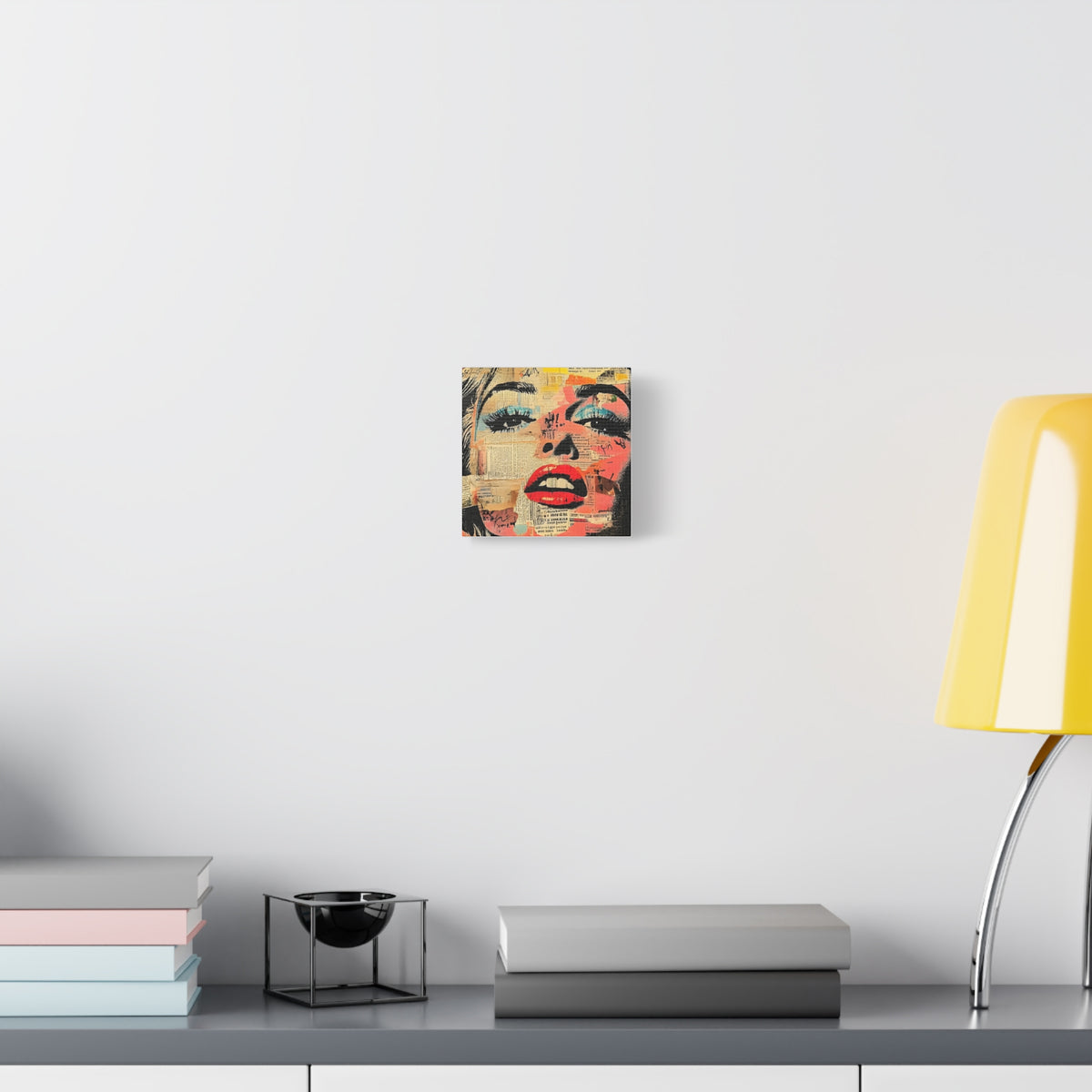 Canvas Wall Art Print, Retro Pop Culture Women 3 - Modern Home Decor, Wall Art, Gift for Art Lovers, Pop Art, Unique Gift for Her