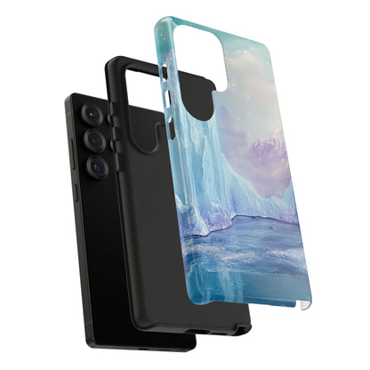 Artistic Phone Case with Iceberg Design