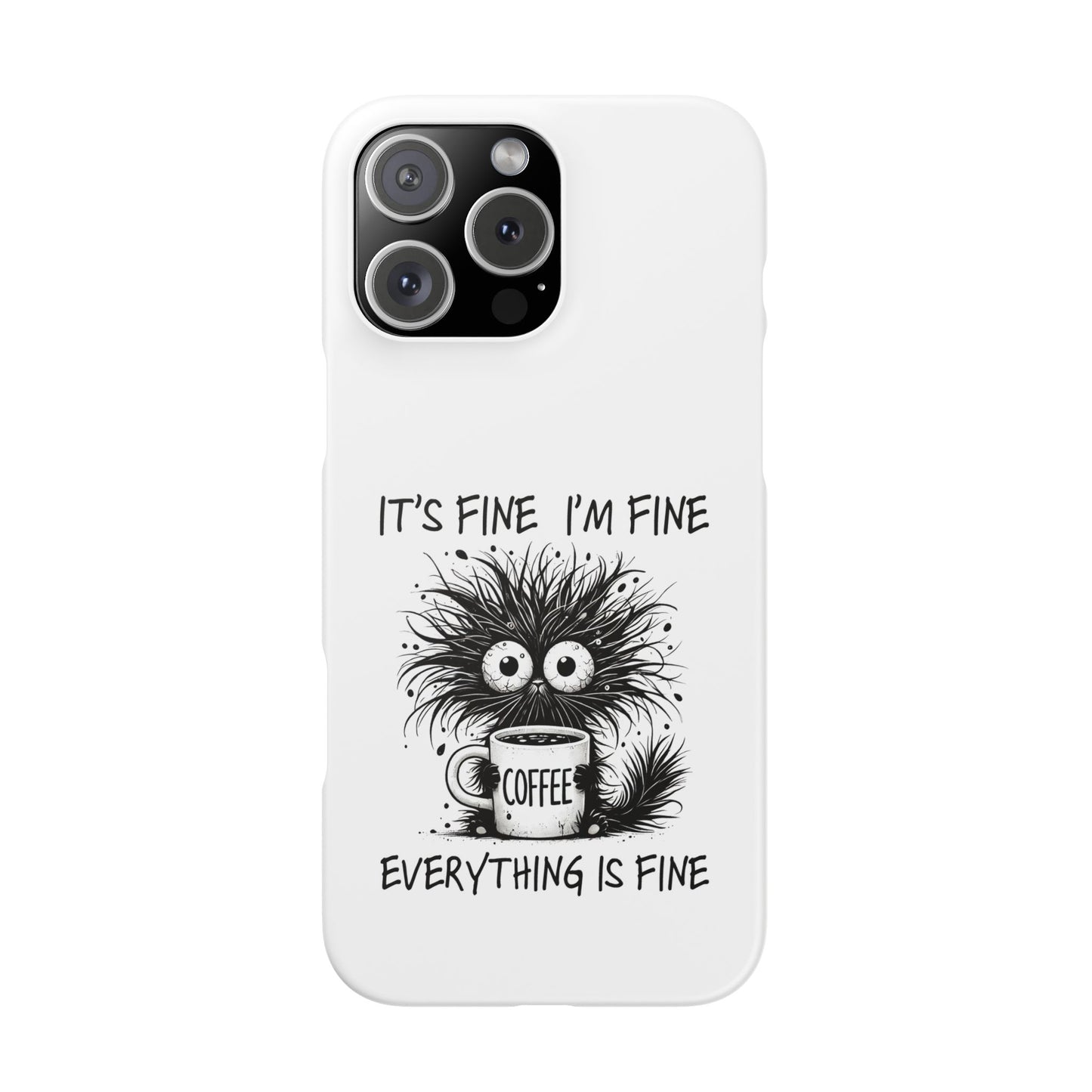 Funny Cat  - Slim phone Case