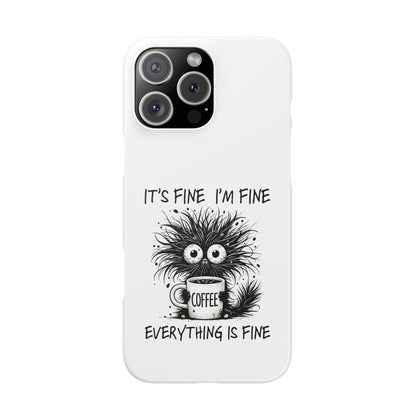 Funny Cat  - Slim phone Case