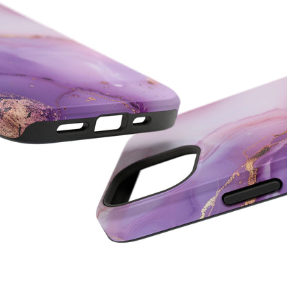 Elegant Purple Marble iPhone Case