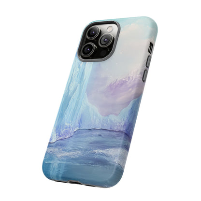 Artistic Phone Case with Iceberg Design