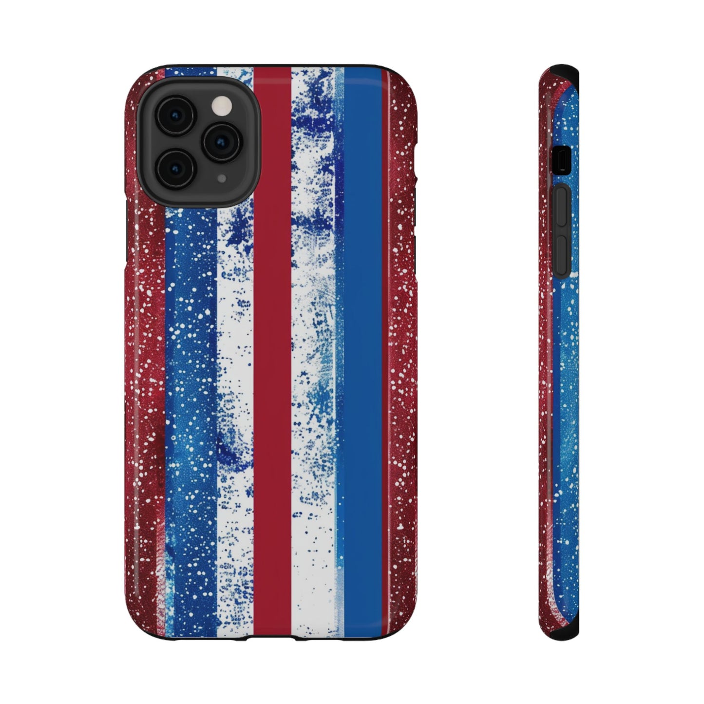 Patriotic Stripes Impact-Resistant Phone Case