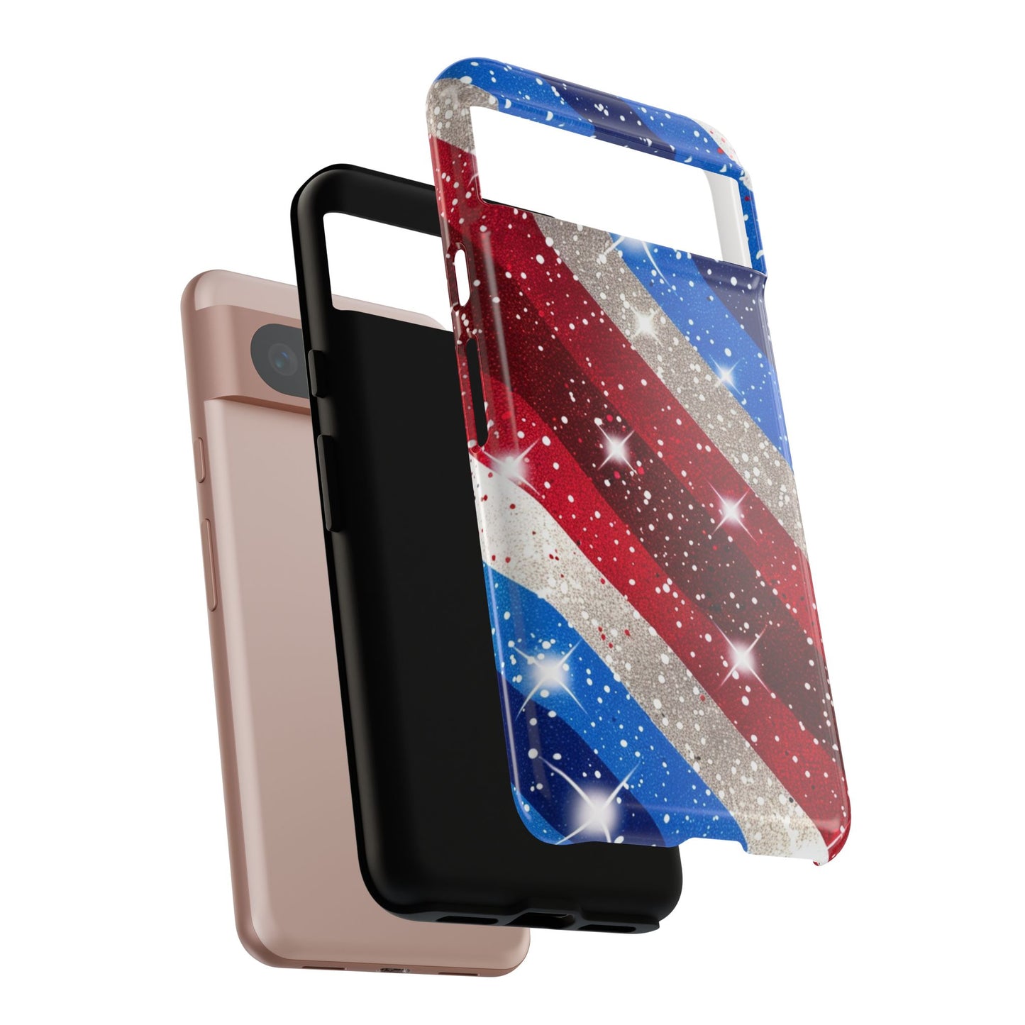 Glittery Patriotic Phone Case - Tough Cases