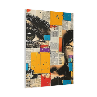 Canvas Wall Art -  Retro Pop Culture woman 4