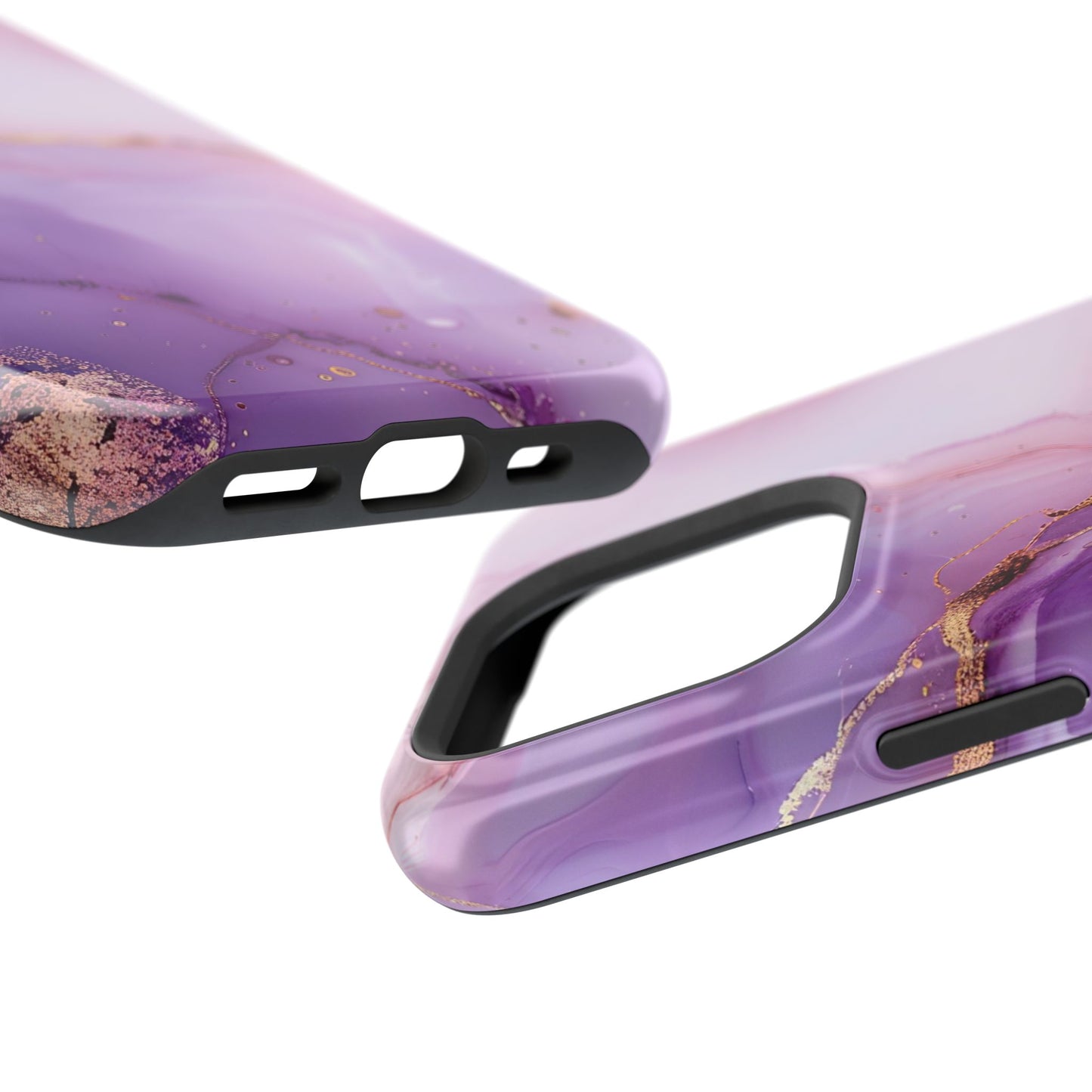 Elegant Purple Marble iPhone Case