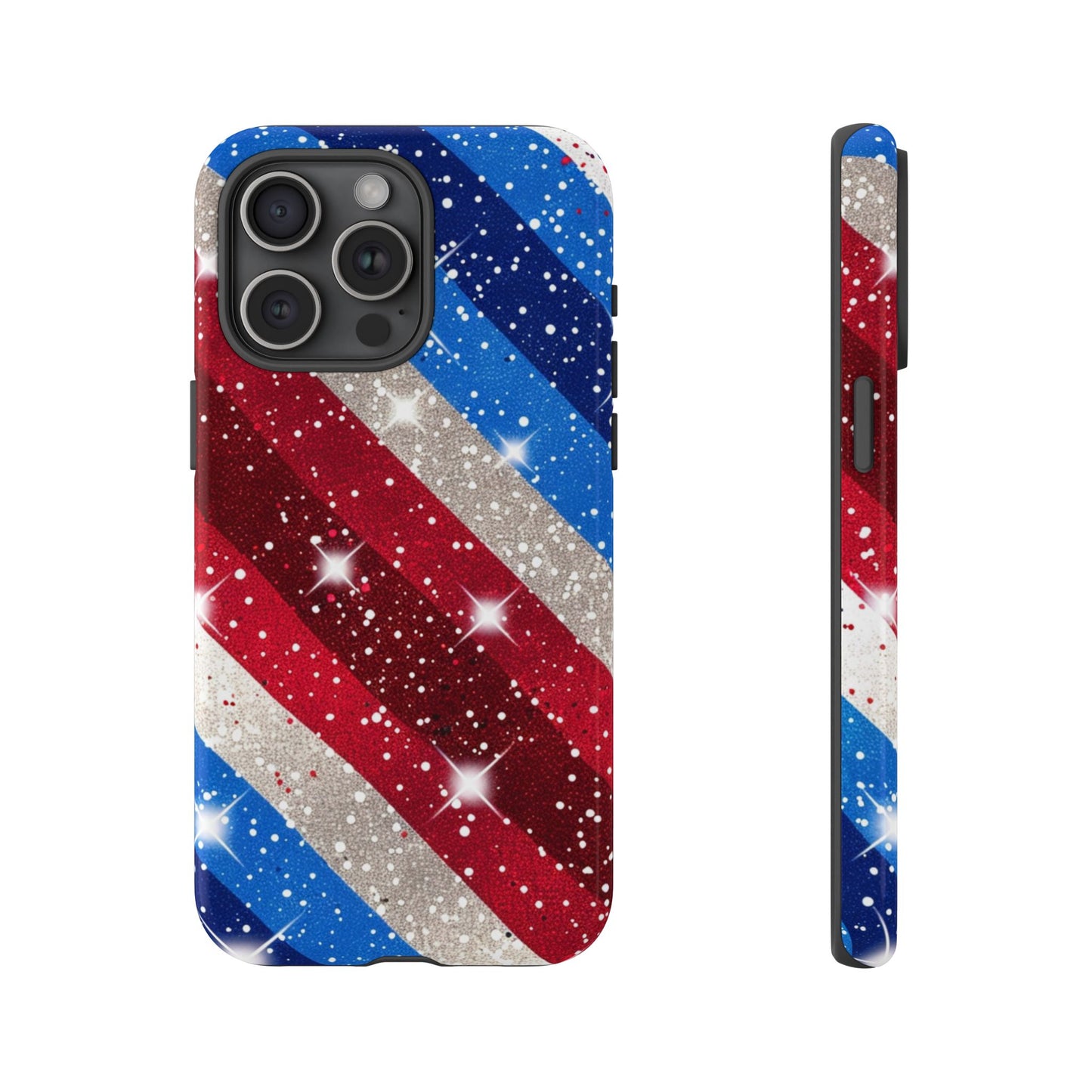 Glittery Patriotic Phone Case - Tough Cases