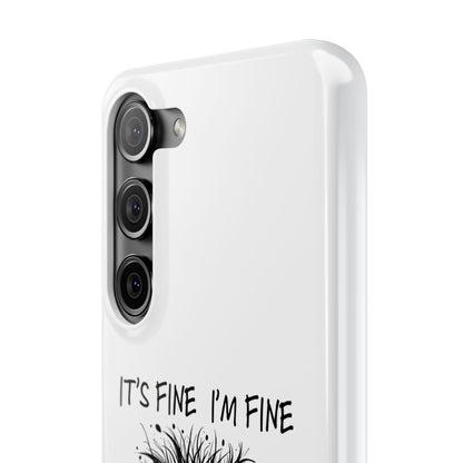 Funny Cat  - Slim phone Case