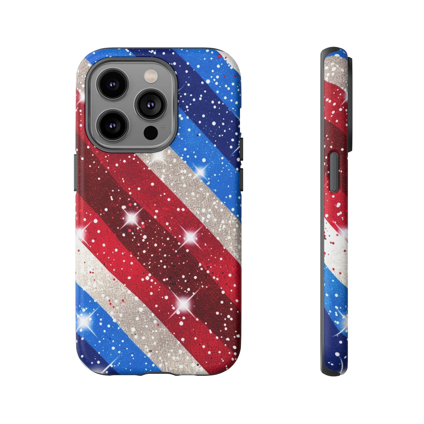 Glittery Patriotic Phone Case - Tough Cases