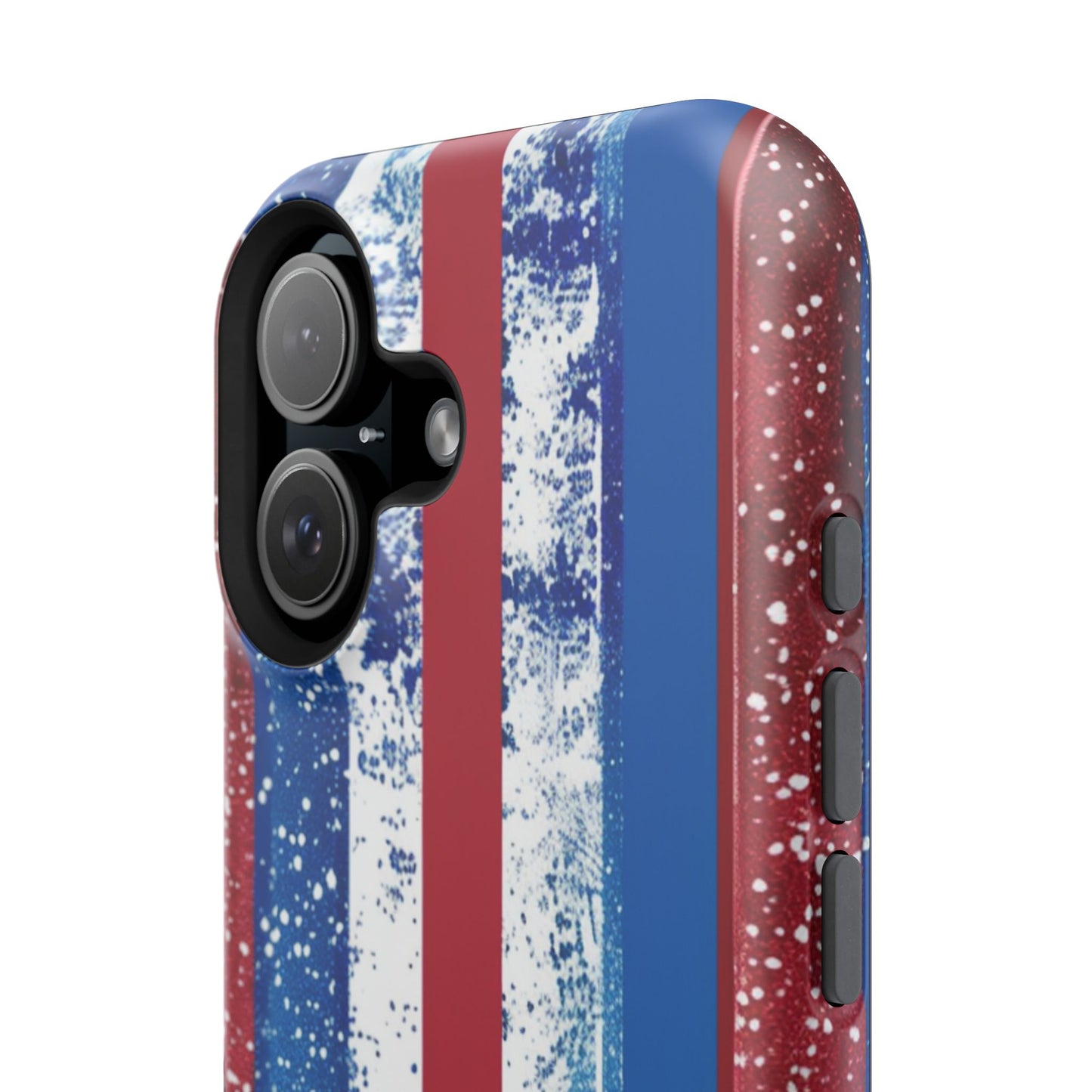 Patriotic Stripes Impact-Resistant Phone Case
