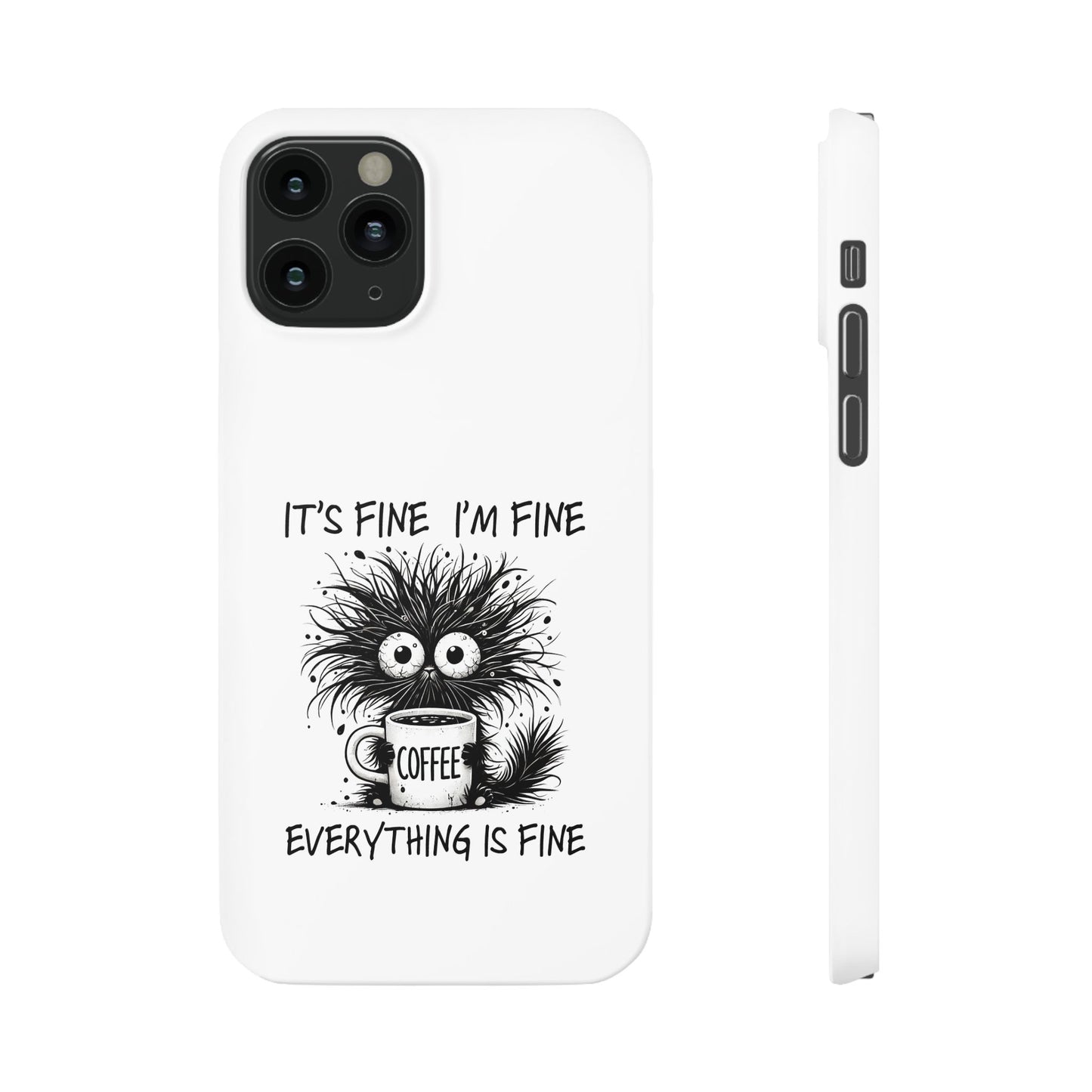 Funny Cat  - Slim phone Case