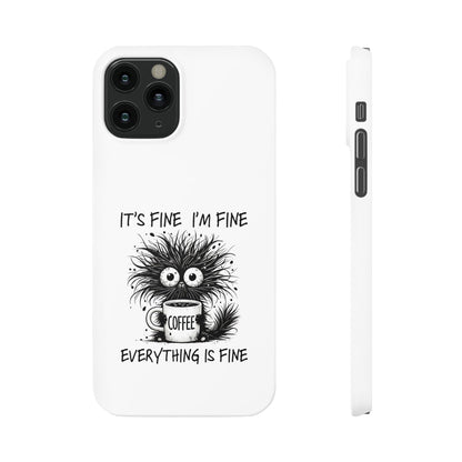 Funny Cat  - Slim phone Case