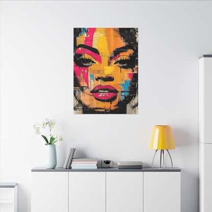 Canvas Wall Art - Retro Pop Culture Women 1