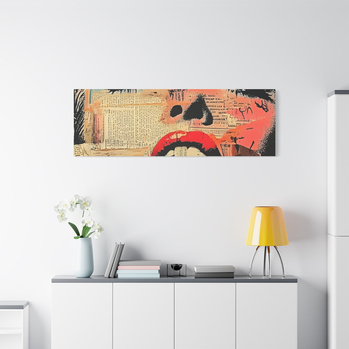 Canvas Wall Art Print, Retro Pop Culture Women 3 - Modern Home Decor, Wall Art, Gift for Art Lovers, Pop Art, Unique Gift for Her