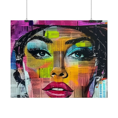 Retro Pop Culture Woman 9 - Wall Art, Retro Art